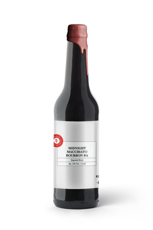 Midnight Macchiato Bourbon BA (Silver Series) (2025) - Pühaste Brewery Stout - Imperial / Double Coffee 330ml - 1