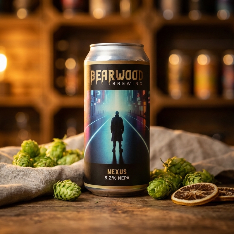 Nexus - Bearwood Brewing Pale Ale - New England / Hazy 440ml - 2