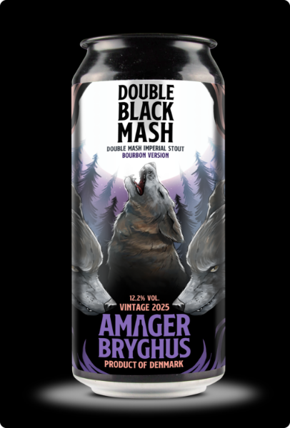 Double Black Mash (2025) Bourbon Version - Amager Bryghus Stout - Imperial / Double 440ml - 1