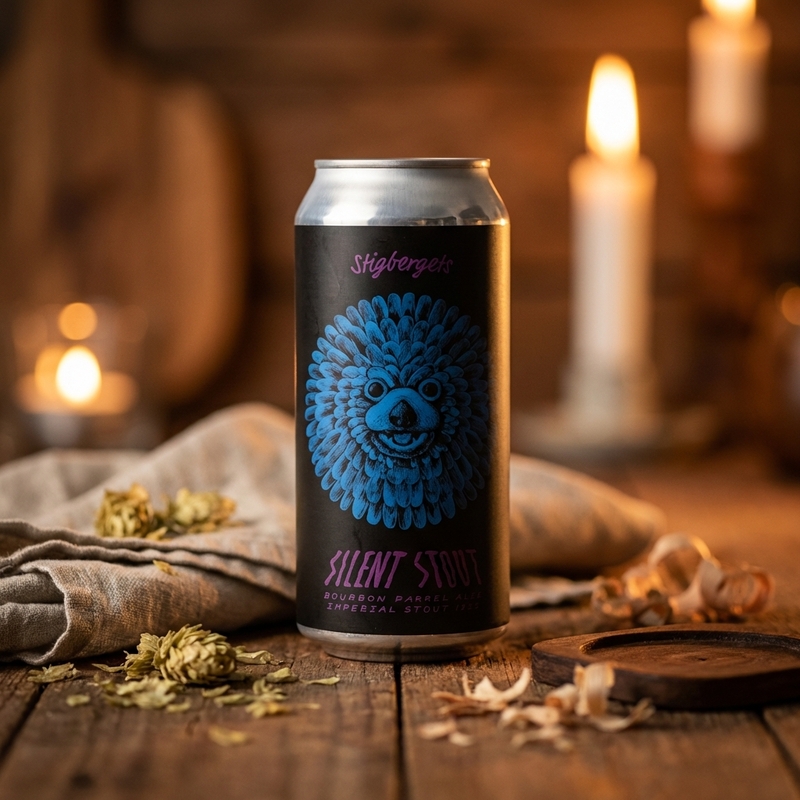 Silent Stout - Stigbergets Bryggeri Stout - Imperial / Double 440ml - 2