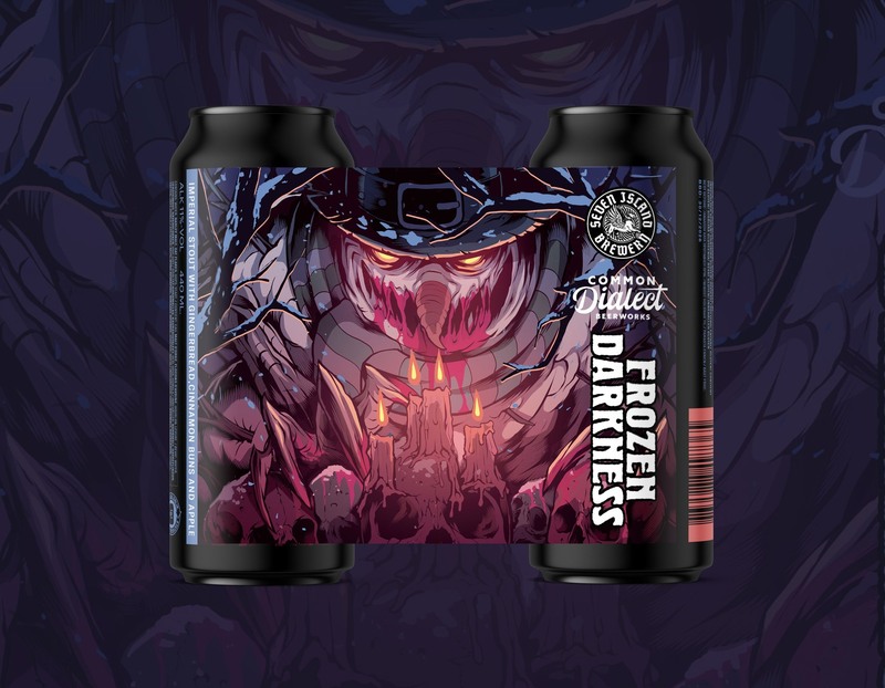 Frozen Darkness - Seven Island Brewery Stout - Imperial / Double Pastry 440ml - 1