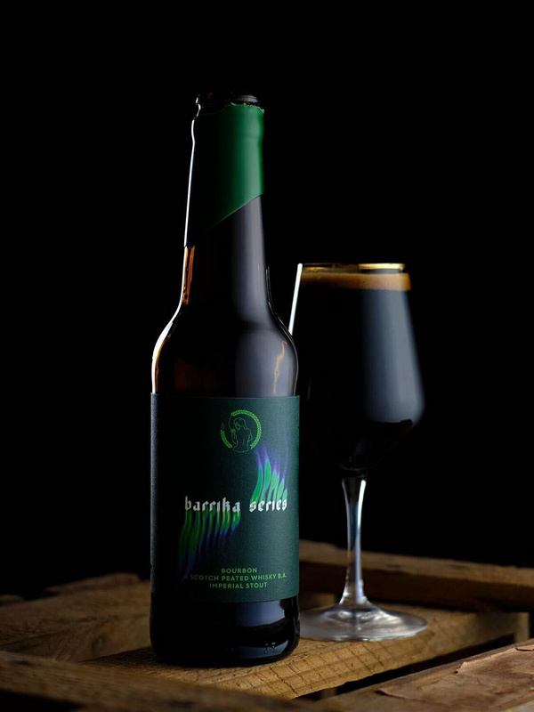 Barrika Series /// BOURBON & SCOTCH PEATED WHISKY - La Superbe Stout - Imperial / Double 330ml - 1