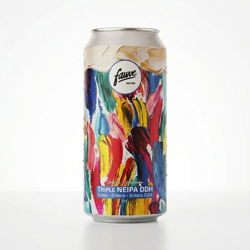Orbite Nébuleuse - Fauve Craft Bière IPA - Triple New England / Hazy 440ml - 1