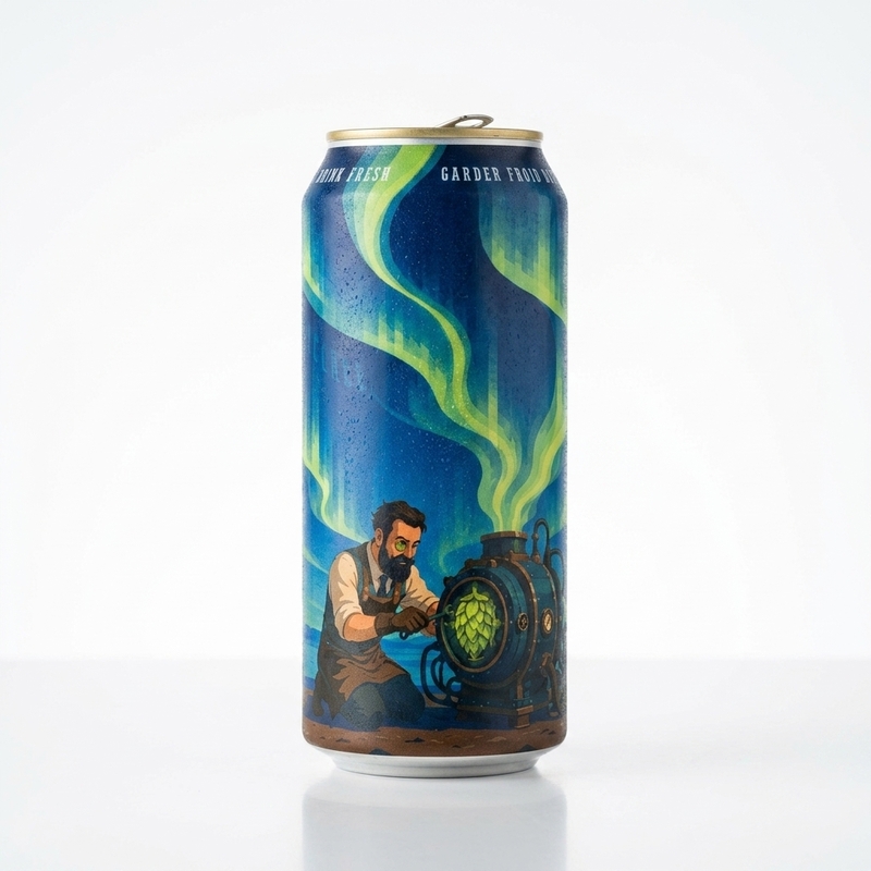 Aurorecence - BreWskey IPA - Imperial / Double New England / Hazy 473ml - 2