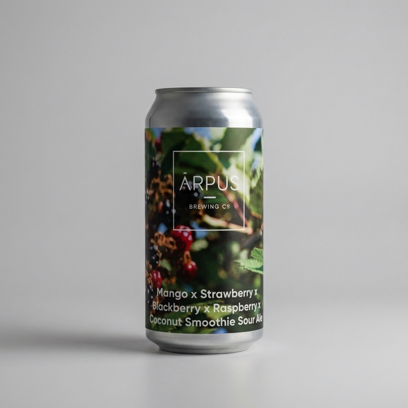 Mango x Strawberry x Blackberry x Raspberry x Coconut Smoothie Sour Ale - Ārpus Brewing Co. Sour - Smoothie / Pastry 440ml - 1