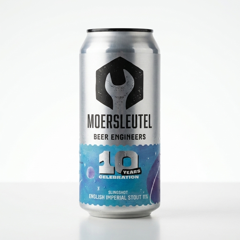 10 Years Celebration: Slingshot - Moersleutel Craft Brewery Stout - Imperial / Double 440ml - 1