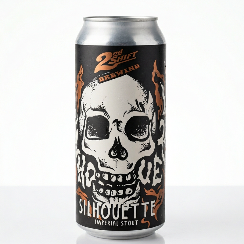 Silhouette - 2nd Shift Brewing Stout - Russian Imperial 473ml - 2