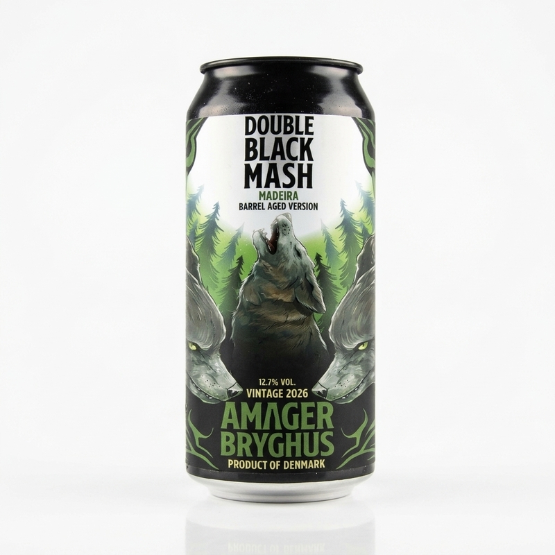 Double Black Mash (2026) Madeira - Amager Bryghus Stout - Imperial / Double 440ml - 1