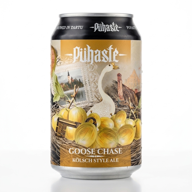 Goose Chase - Pühaste Brewery Lager - Pale 330ml - 2