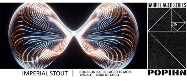 Imperial Stout – Bourbon Barrel Aged 16 Mois / Noix de Coco - Popihn Stout - Imperial / Double 330ml - 1