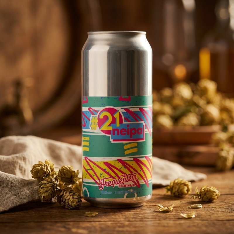 #21 NEIPA - Frequentem Brewing Co. IPA - New England / Hazy 473ml - 2