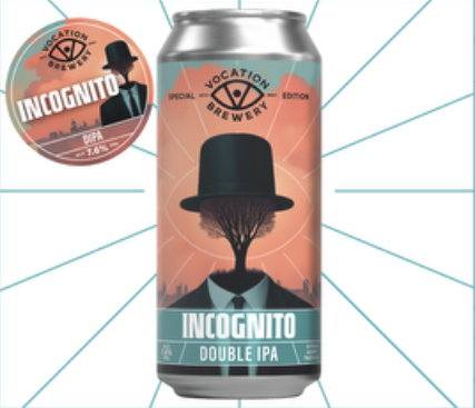 Incognito - Vocation Brewery IPA - Imperial / Double 440ml - 1