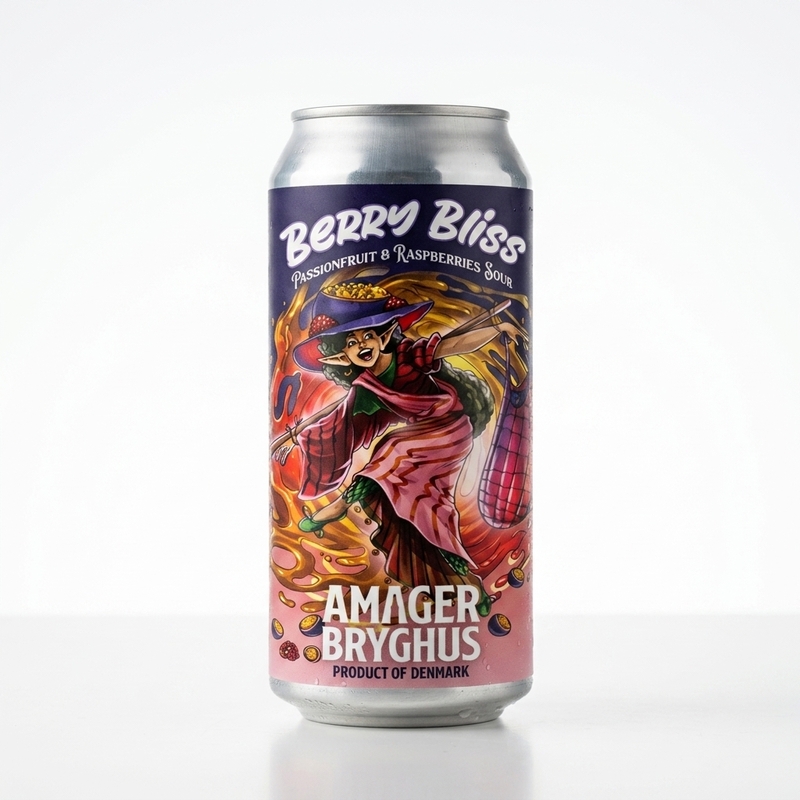 Berry Bliss: Passionfruit & Raspberry Cheesecake Sour - Amager Bryghus Sour - Smoothie / Pastry 440ml - 2