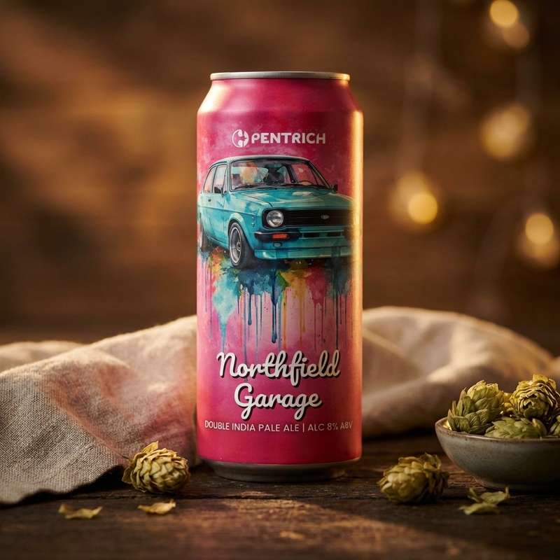 Northfield Garage - Pentrich Brewing Co. IPA - Imperial / Double New England / Hazy 440ml - 3