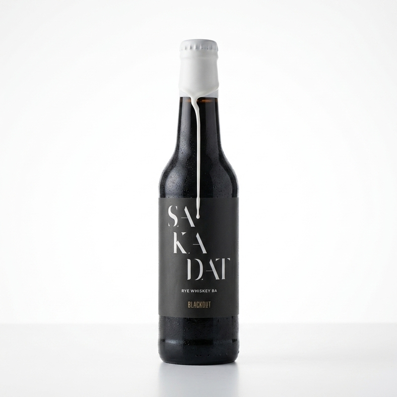 Sakadat : Bourbon BA - Blackout Brewing Stout - Imperial / Double 330ml - 2