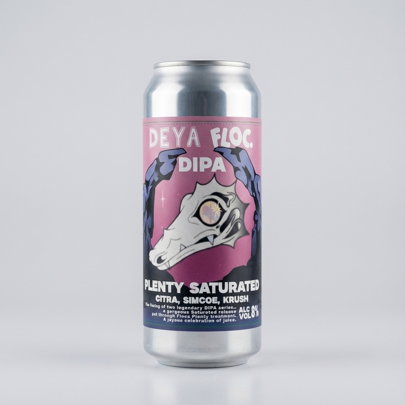 Plenty Saturated - Citra, Simcoe, Krush - DEYA Brewing Company IPA - Imperial / Double New England / Hazy 500ml - 1