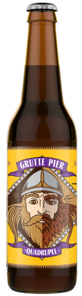 Grutte Pier Quadrupel - Grutte Pier Brouwerij Belgian Quadrupel 330ml - 1