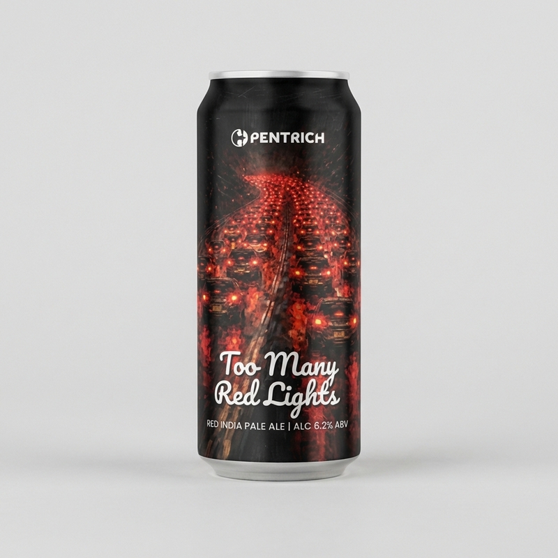 Too Many Red Lights - Pentrich Brewing Co. IPA - Red 440ml - 1