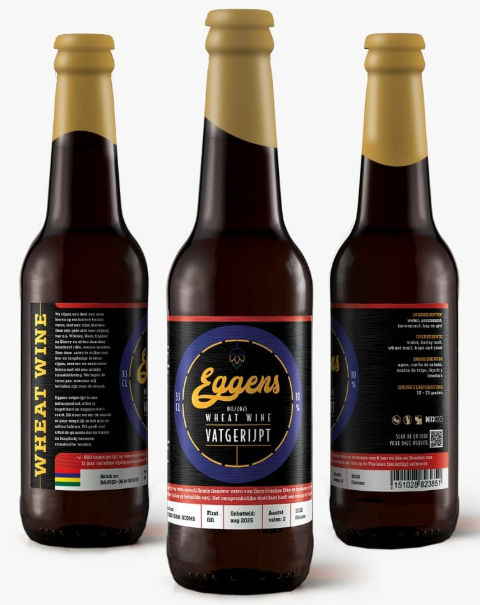 Wheat Wine Dam Dranken BA (011/2025) - Eggens Wheat Beer - Wheat Wine 330ml - 1