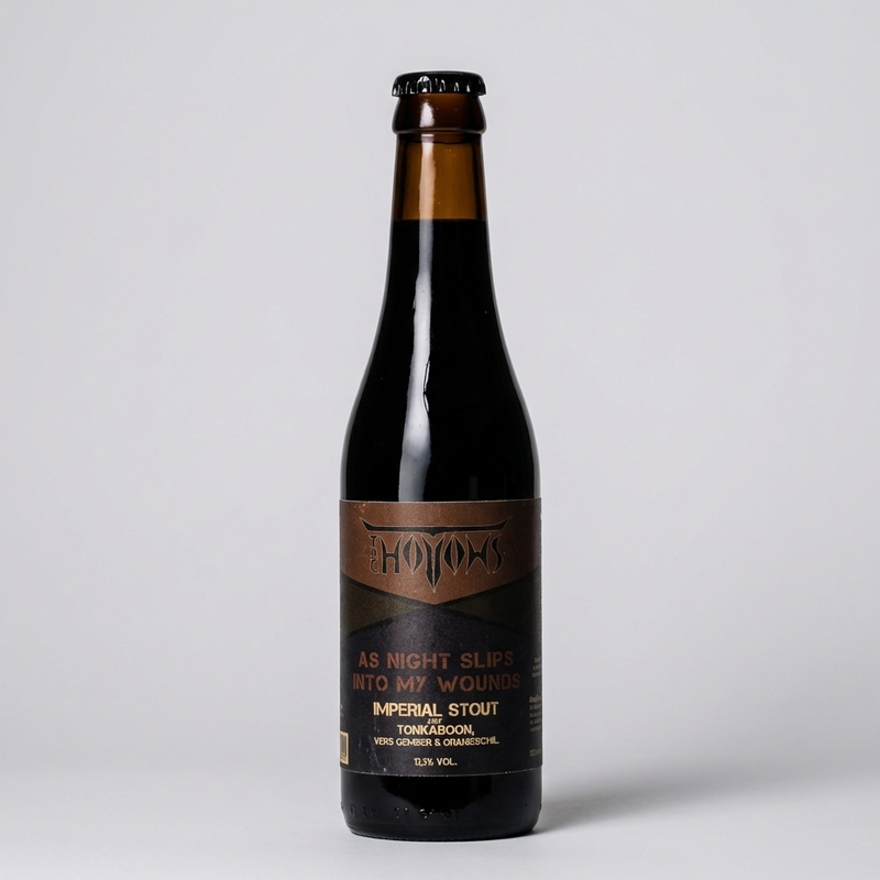 As Night Slips Into My Wounds - The Hollows Stout - Imperial / Double Oatmeal 330ml - 2