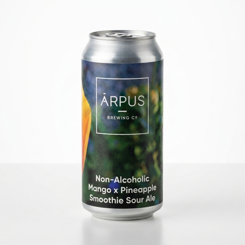 Non Alcoholic Mango x Pineapple Smoothie Sour Ale - Ārpus Brewing Co. Non-Alcoholic Beer - Sour 440ml - 2