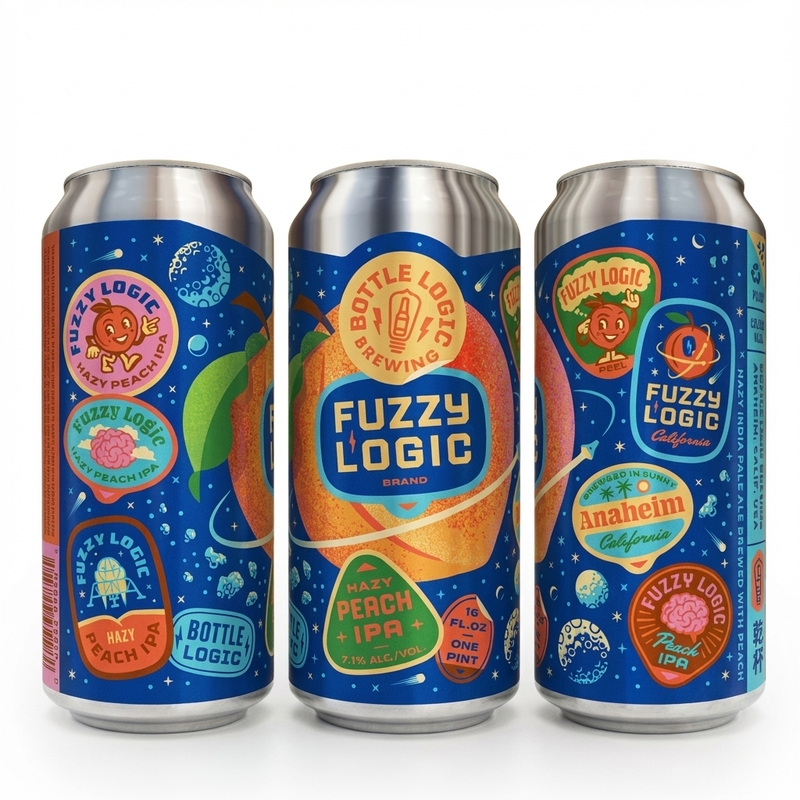 Fuzzy Logic - Bottle Logic Brewing IPA - New England / Hazy 473ml - 1