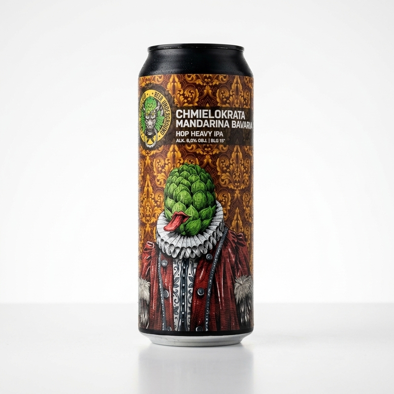 Chmielokrata Mandarina Bavaria - Piwne Podziemie / Beer Underground IPA - American 500ml - 1