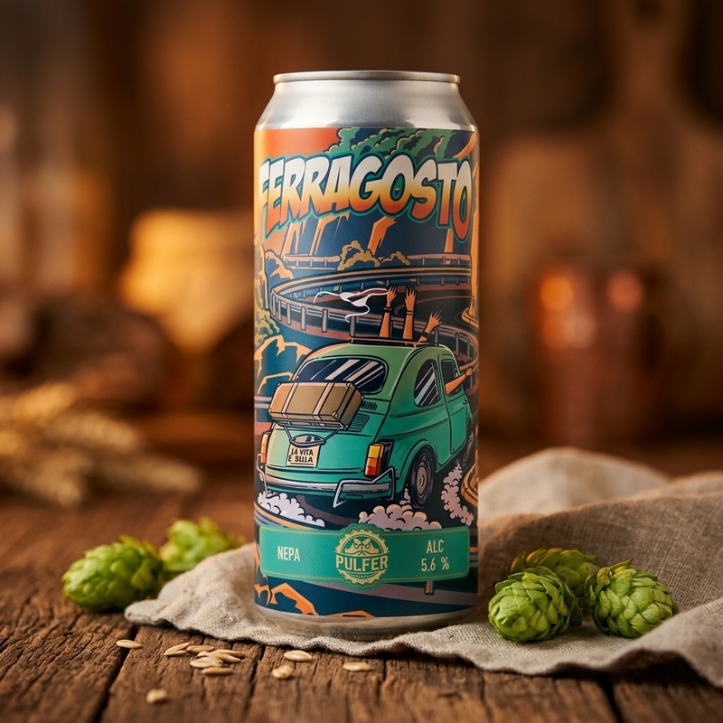 Ferragosto - Pulfer Brewery Pale Ale - New England / Hazy 500ml - 1