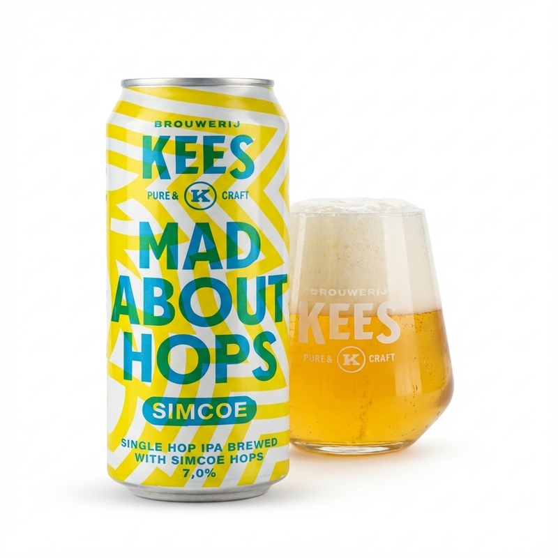 Mad About Hops : Simcoe - Brouwerij Kees IPA - New England / Hazy 440ml - 1