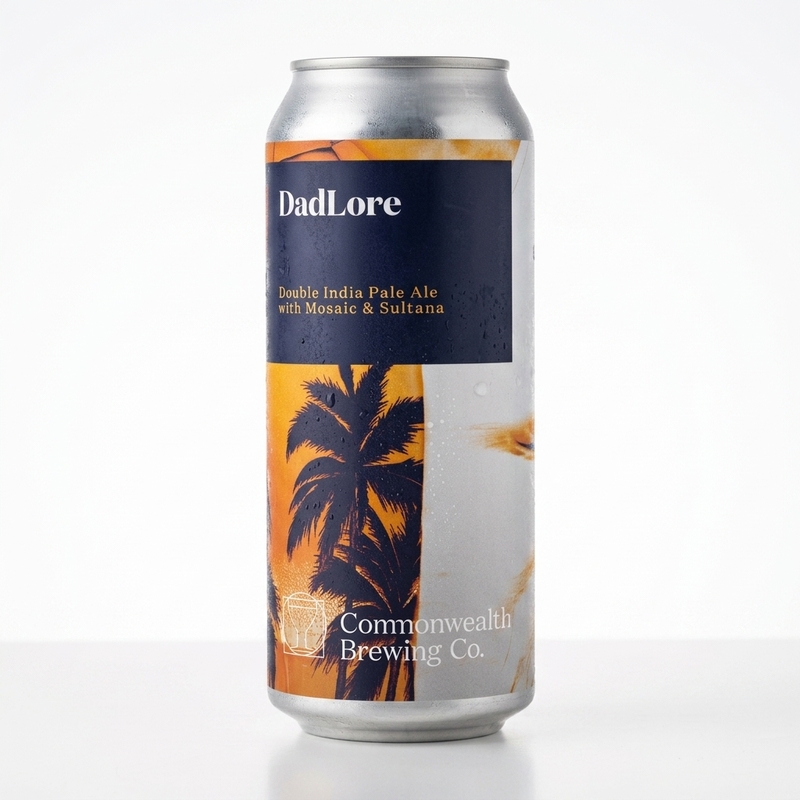 Dadlore - Commonwealth Brewing Company IPA - Imperial / Double New England / Hazy 473ml - 2