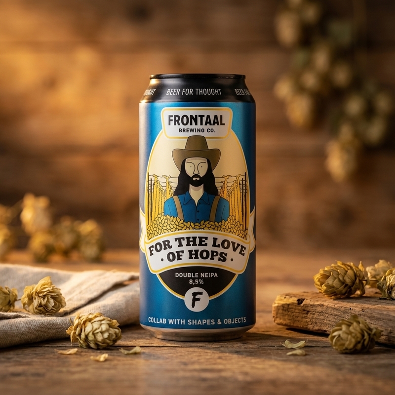 For The Love Of Hops 'Shapes & Objects' - Frontaal Brewing Co. IPA - Imperial / Double New England / Hazy 440ml - 2