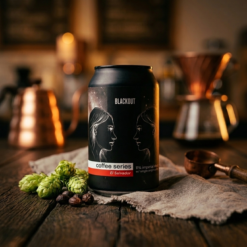 Coffee Series - El Salvador - Blackout Brewing Stout - Imperial / Double Coffee 330ml - 2
