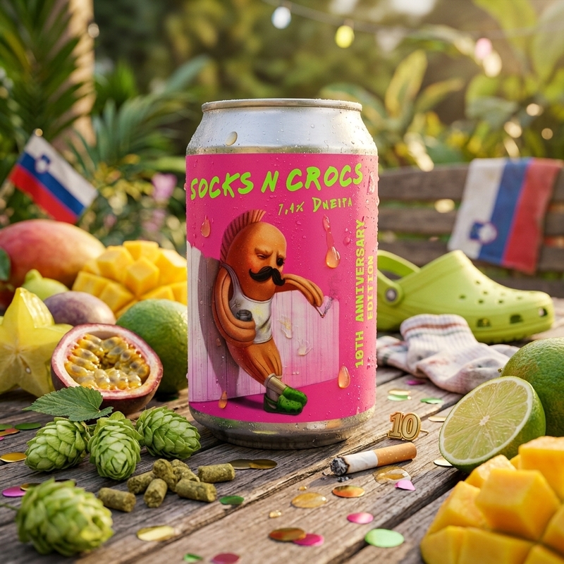 Socks 'n Crocs - Lobik IPA - Imperial / Double New England / Hazy 330ml - 1