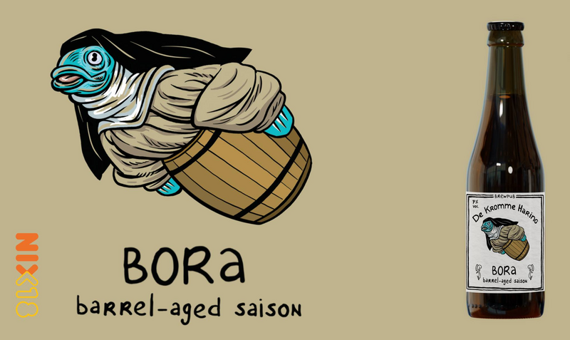 Bora - De Kromme Haring Farmhouse Ale - Saison 330ml - 1