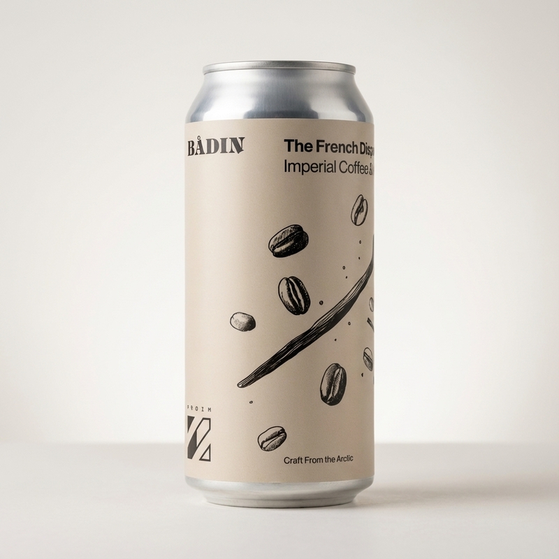 The French Dispatch - Bådin Bryggeri Stout - Imperial / Double Coffee 330ml - 1