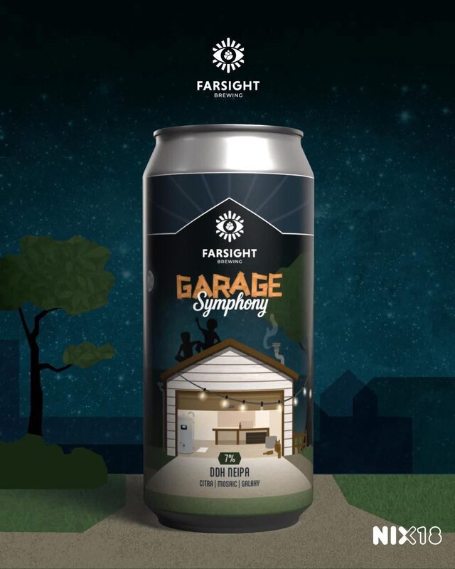 Garage Symphony - Farsight Brewing IPA - New England / Hazy 440ml - 1