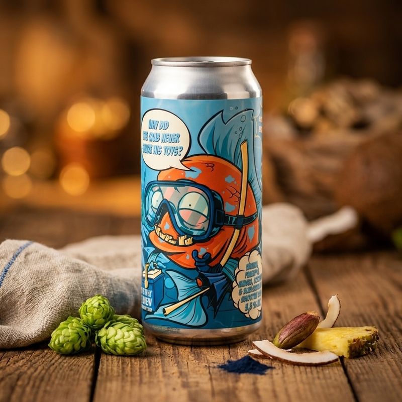Why Did The Crab Never Share His Toys? - Pulfer Brewery Sour - Smoothie / Pastry 500ml - 1