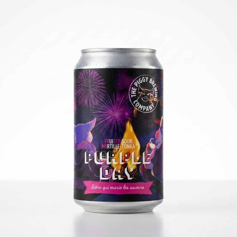 Purple Day - The Piggy Brewing Company Sour - Fruited 330ml - 2