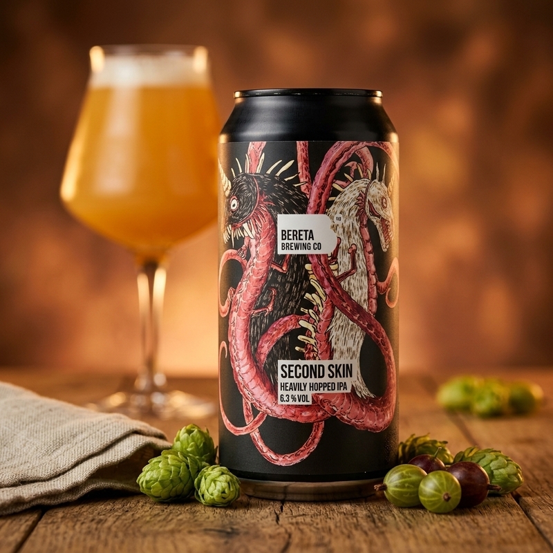 Second Skin - Bereta Brewing Co. IPA - New England / Hazy 440ml - 2