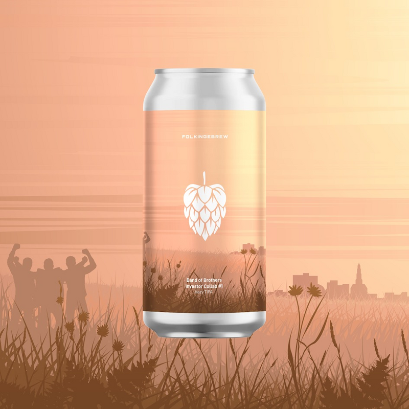 Band of Brothers: Investor Collab #1 - Folkingebrew IPA - Triple New England / Hazy 440ml - 1