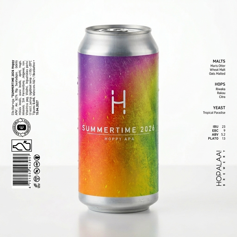 Summertime 2026 - Hopalaa! Brewery Pale Ale - New England / Hazy 440ml - 2