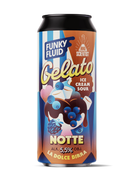 Gelato: Notte - Funky Fluid Sour - Smoothie / Pastry 500ml - 1