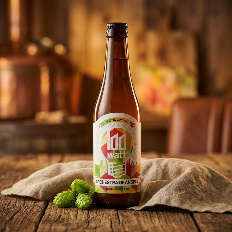 Orchestra of Angels - 100 Watt Brewery IPA - New England / Hazy 330ml - 2