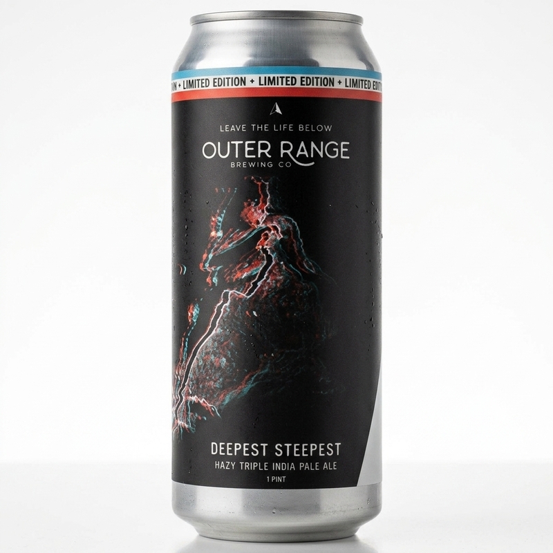 Deepest Steepest - Outer Range Brewing Rockies/Alps IPA - Triple New England / Hazy 440ml - 2
