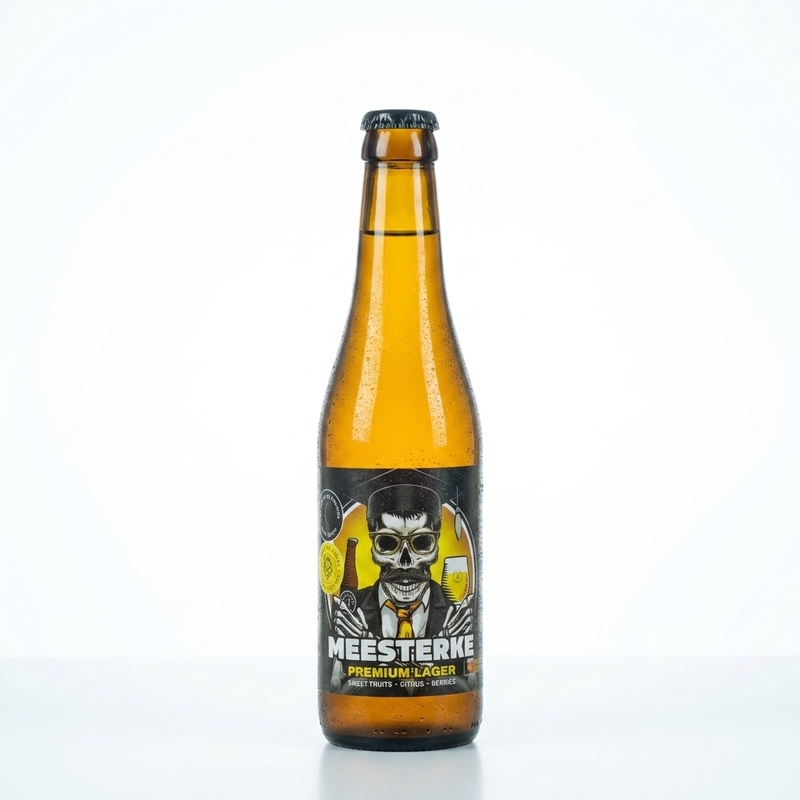Meesterke Premium Lager - Brewery De Meester Belgian Blonde 330ml - 2
