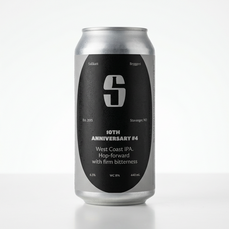 10th Anniversary #4 - Salikatt IPA - American 440ml - 1
