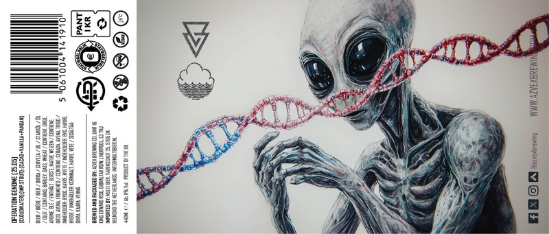 25.05 Cloudwater - Azvex Brewing Company Stout - Imperial / Double 440ml - 1