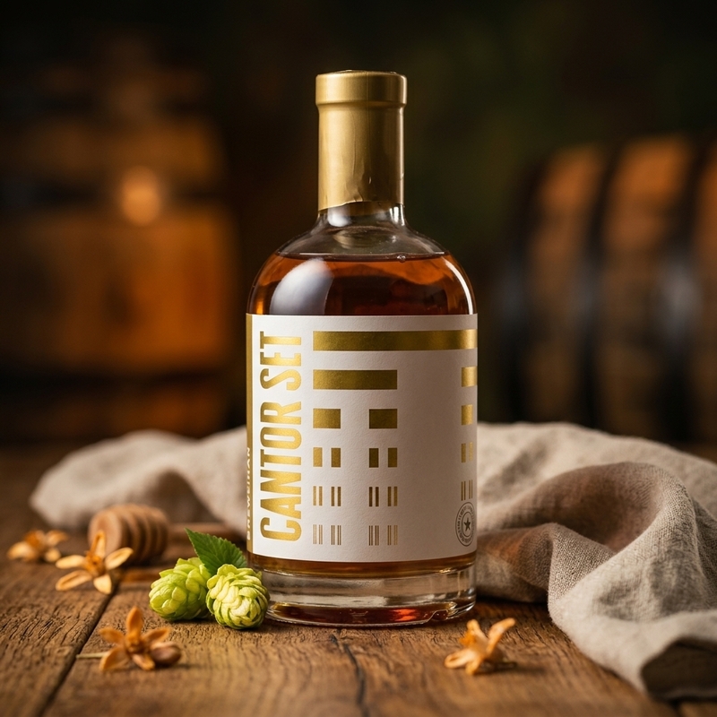 Cantor Set - Bourbon - Brewlihan Mead - Traditional 375ml - 1