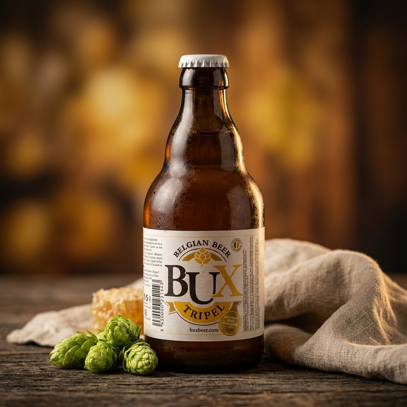 Bux Tripel - Brouwerij Biermaekers Belgian Tripel 330ml - 1