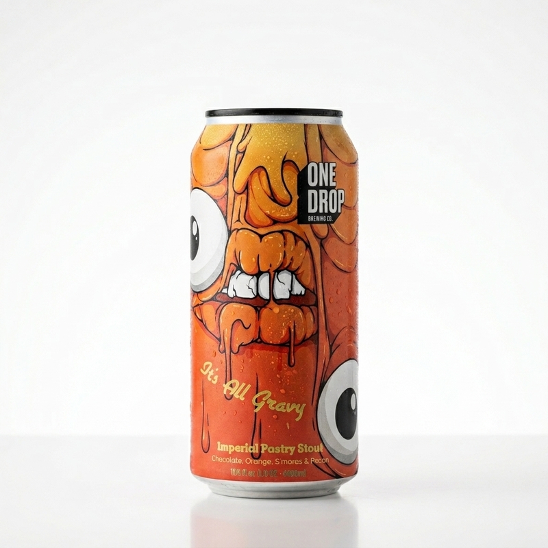 It's All Gravy - One Drop Brewing Co Stout - Imperial / Double Pastry 440ml - 2